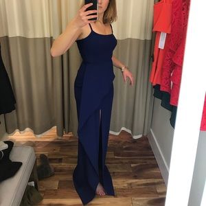 BCBGMAXAZRIA, dark blue formal dress, size 4